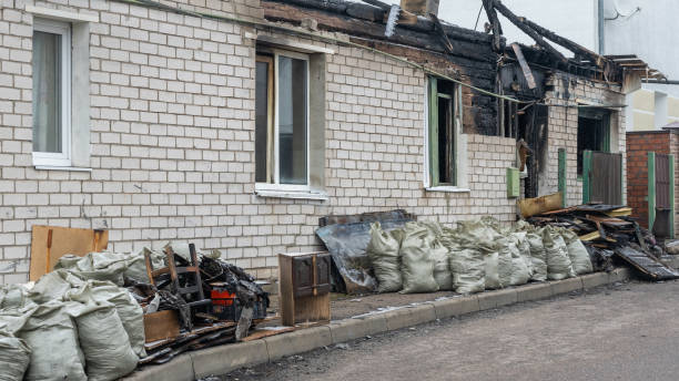 Professional Emergency Fire Cleanup technician working in Hager City, WI